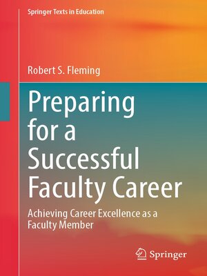cover image of Preparing for a Successful Faculty Career